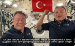 Türkiye’nin ilk astronotu Alper Gezeravcı uzaya Yörük nazarlığı götürdü