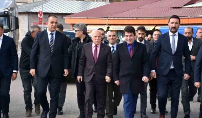 Cumhur İttifakı İspir’de Seçim Koordinasyon Merkezi Açılışında Buluştu