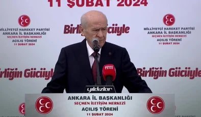 MHP Genel Başkanı Devlet Bahçeli Ankara’da konuştu