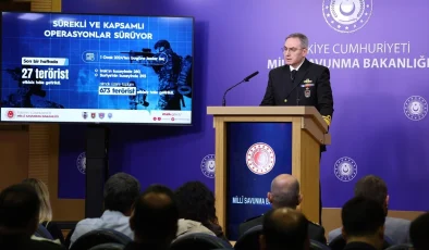 MSB: Son bir haftada 27 terörist etkisiz hale getirildi