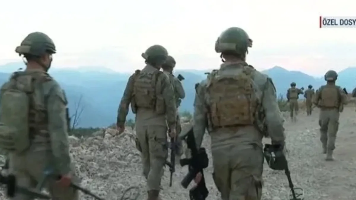 Terörün kalbine hançer! A Haber terörden temizlenen o bölgeyi görüntüledi