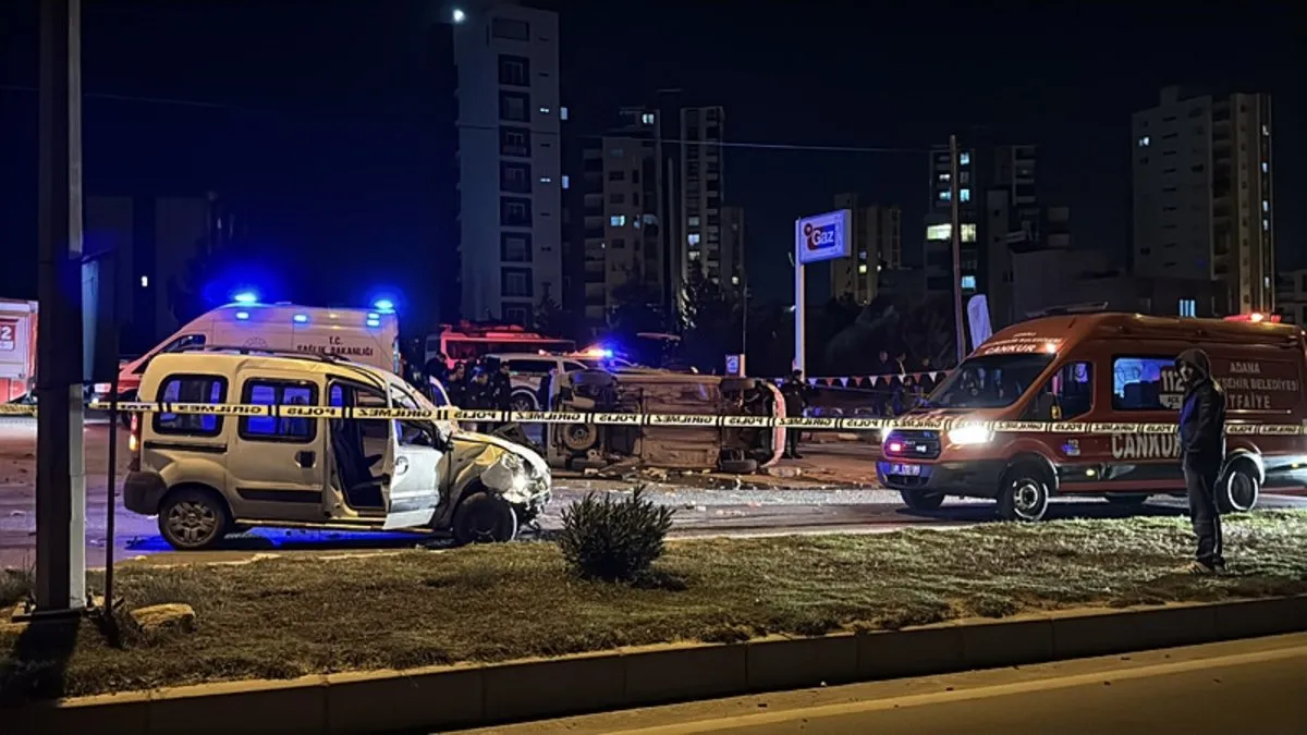 Adana’da ters yönden gelen araç kazaya sebep oldu: 1 ölü, 2 yaralı