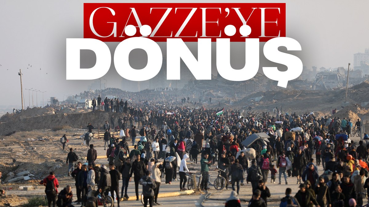 Ateşkesten sonra Gazzeliler kuzey bölgesindeki topraklarına dönüyor