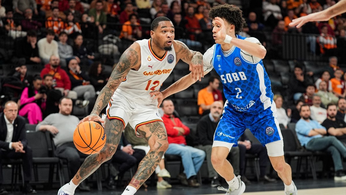 Galatasaray’dan Saint-Quentin Basket-Ball’a 21 sayı fark!